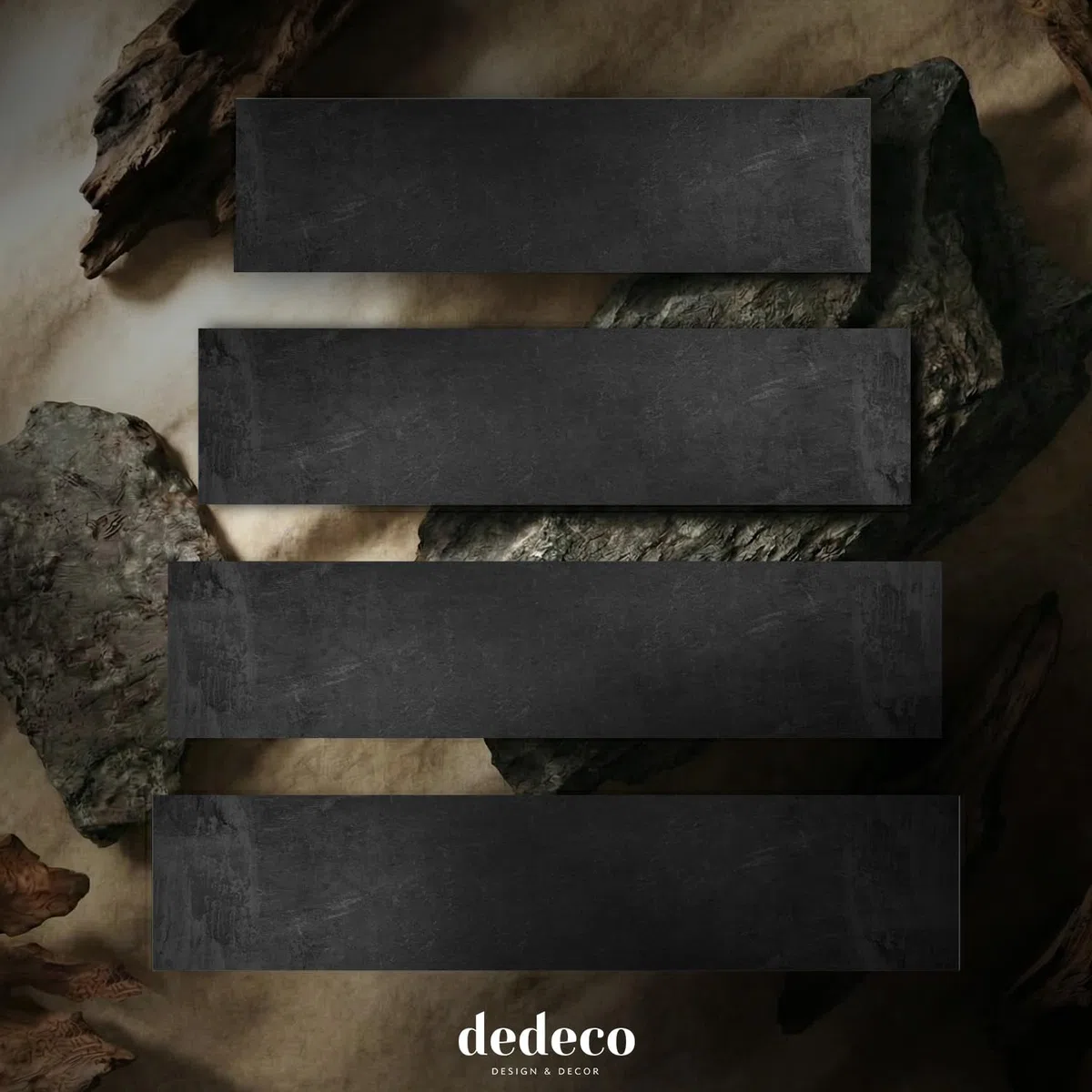 Dedeco - Pannello da cucina con motivo V2 in cemento - 280 x 60 cm alluminio, alzatina per pareti di cucina, impermeabile, resistente al calore, molte misure e materiali, Lacca UV lucida