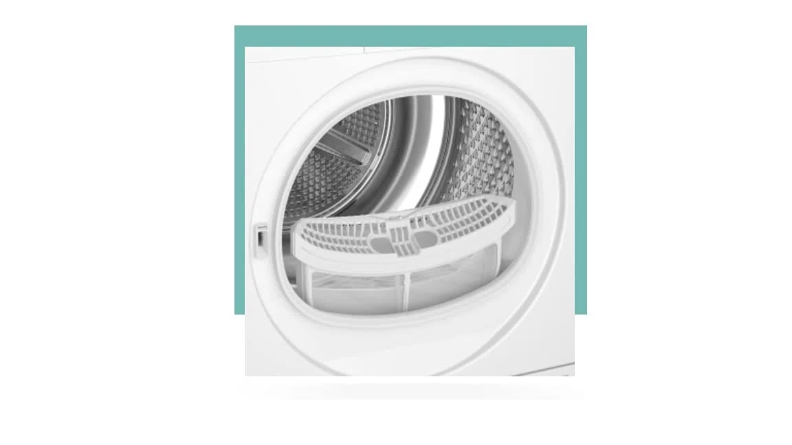 Beko Asciugatrice Slim DRXS712W Young, 7 Kg Classe A+ Pompa di calore