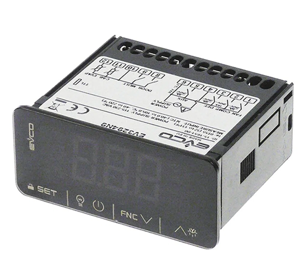 EVCO EV3294N9 Regolatore Elettronico per NTC/PTC 4 Uscite Relè 75x33mm