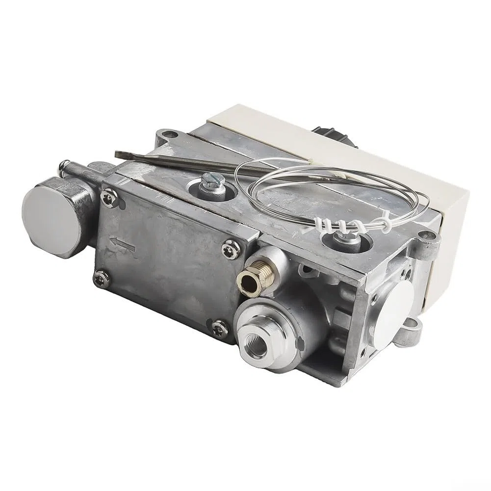 Gdfnmogo 710 Valvola di controllo della temperatura del gas Termostato professionale da cucina commerciale, per friggitrice a vapore forno 120-200 gradi Celsius regolatore di calore