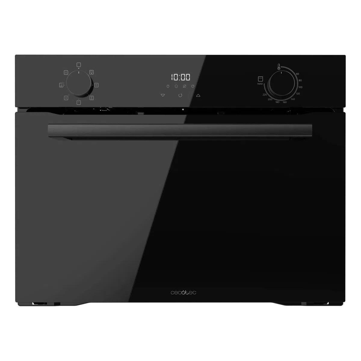 Cecotec Forno Incasso Multifunzione 53L Bolero Hexa M224500 Glass Black A. 2600W, 7 Funzioni con Grill, Defrost, Steam Assist, Basso Consumo, Facile Pulizia, Controllo Tattile, Ventilatore