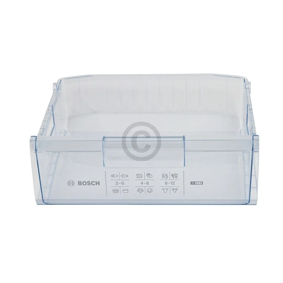 Cassetto compatibile con BOSCH 00660069, contenitore per congelatore, 450 x 155 x 395 mm, per congelatore