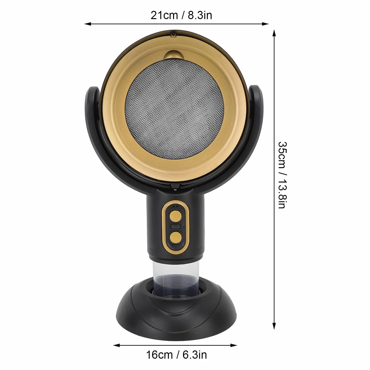 Cappa da Cucina Portatile, Cappa da Cucina da Tavolo con Aspiratore a 2 velocità Aspiratore da Cucina USB Ricaricabile a Lunga Durata Ideale per Barbecue da Interno Pentola Calda