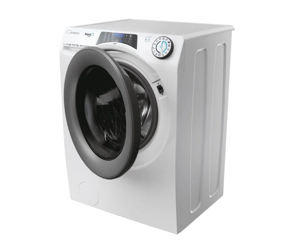 Lavatrice Slim (45 cm) 7 Kg Classe A 1400 giri Inverter Vapore - RP4 476BWMR/1-S RapidÓ PRO