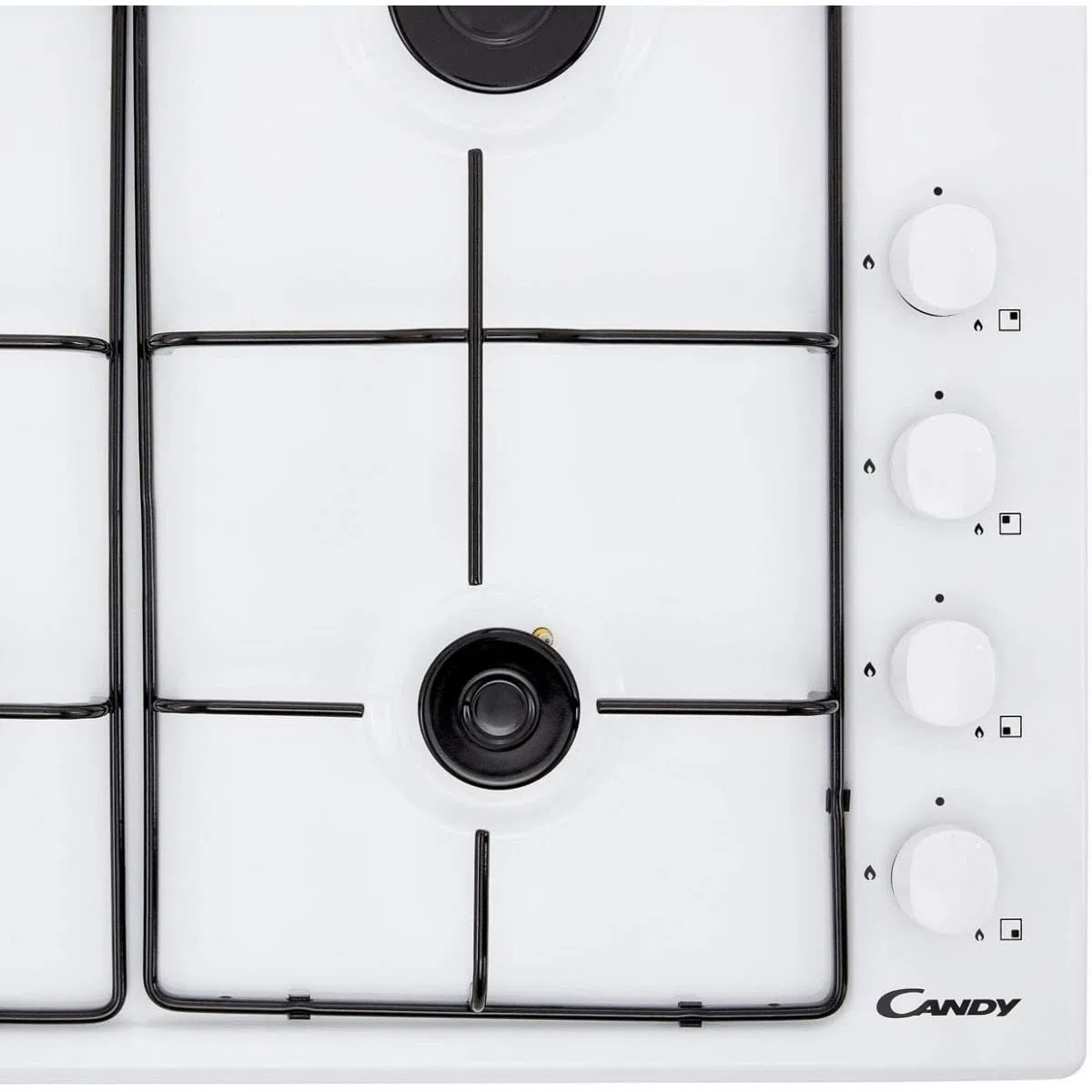 Candy CHW6LWW - Piano cottura da incasso, 60 cm, a gas, colore: Bianco