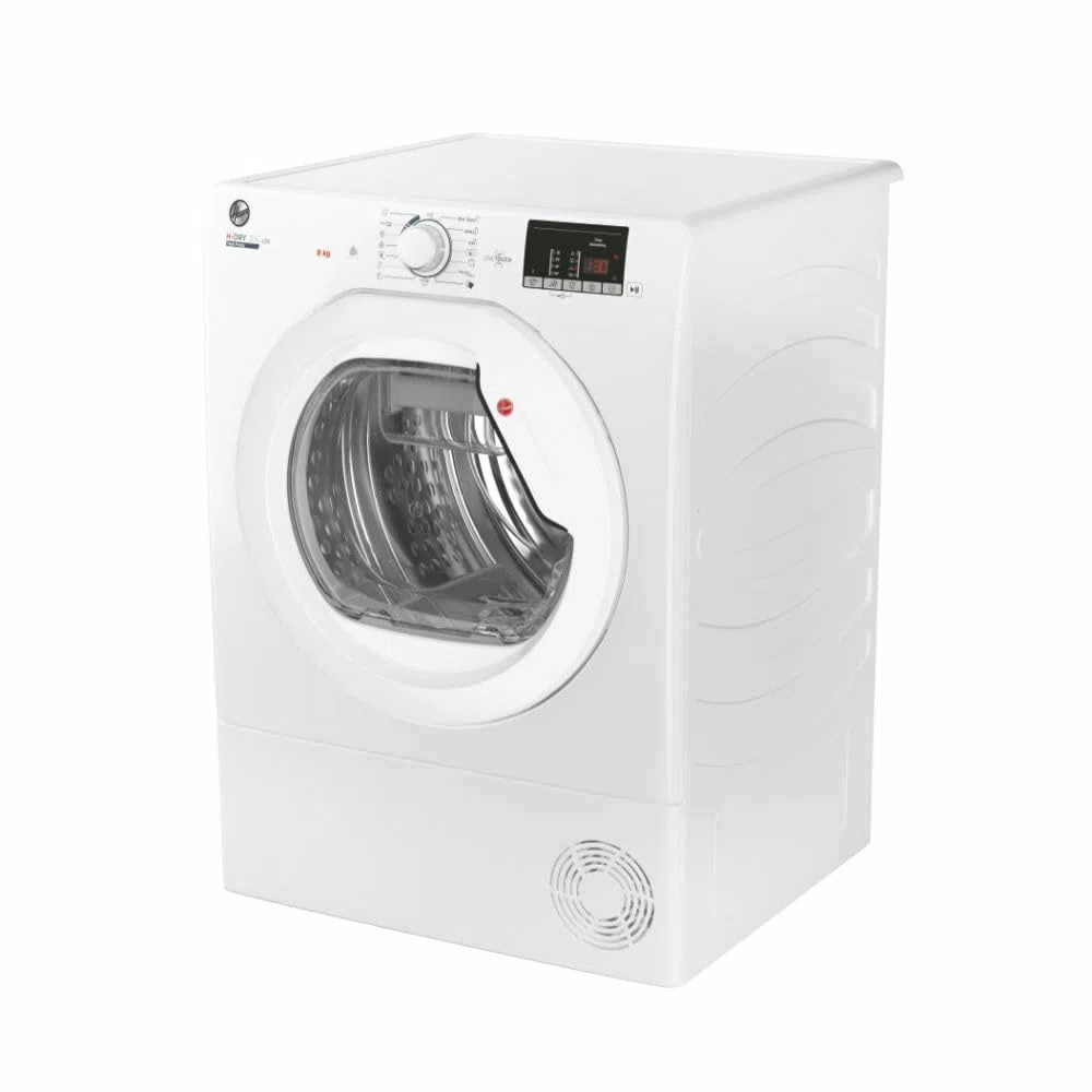 Hoover HLE H8A2DE-S - Asciugatrice con pompa di calore, Libera installazione, 8kg, Classe energetica A++