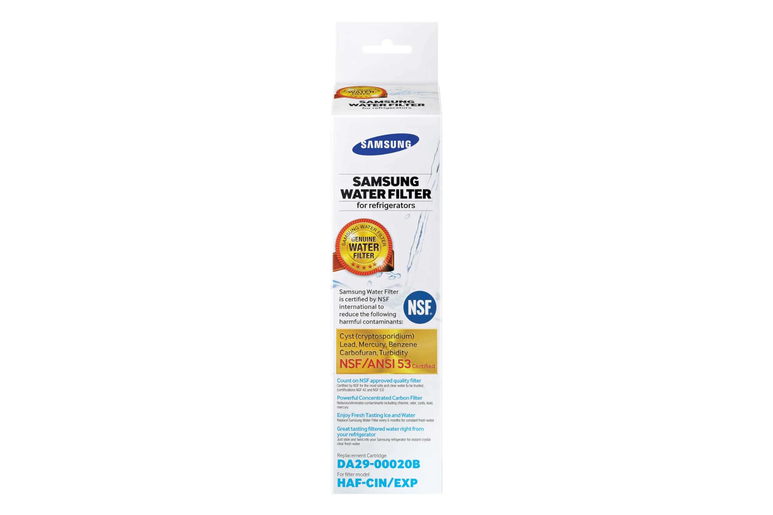Samsung HAF-CIN/EXP Filtro dell'Acqua per Frigorifero