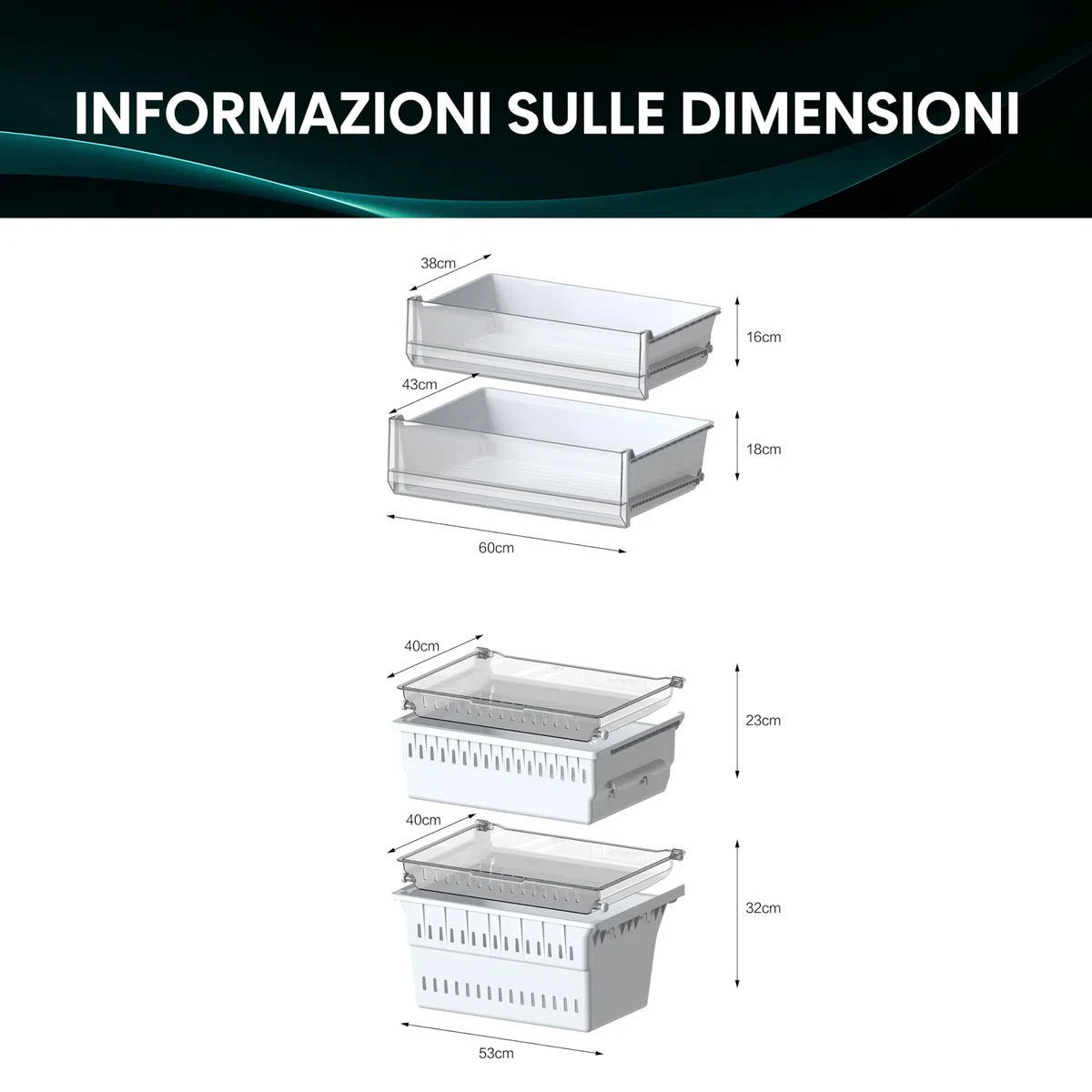 Hisense RF632N4WFE1 Frigorifero French Door, 485 Litri, Ridotta Profondità 70 Cm, Black, Metal cooling, Total No Frost, Classe Energetica E