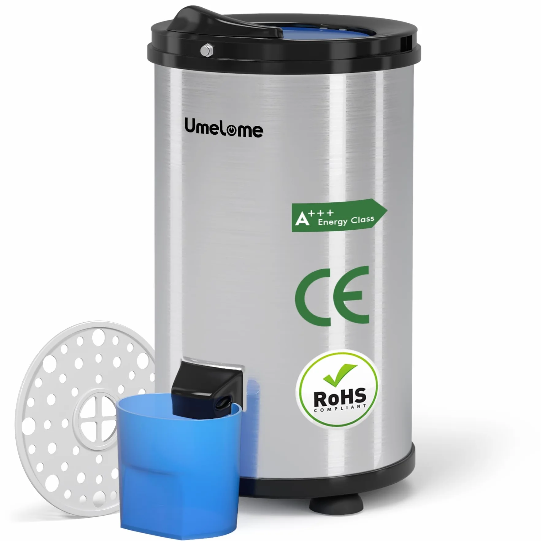Centrifuga per Biancheria 6kg, 2800 RPM Risparmio Energetico, Argento