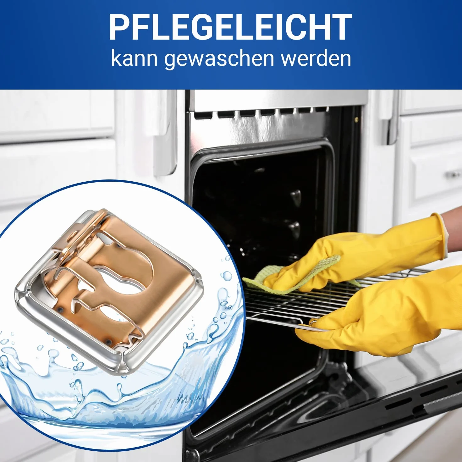 VIOKS Set di 4 prese di ricambio per Bosch 00631174 / fornello Siemens accessori per forno a griglia e forno Bosch, parti di ricambio Siemens, per forno Constructa