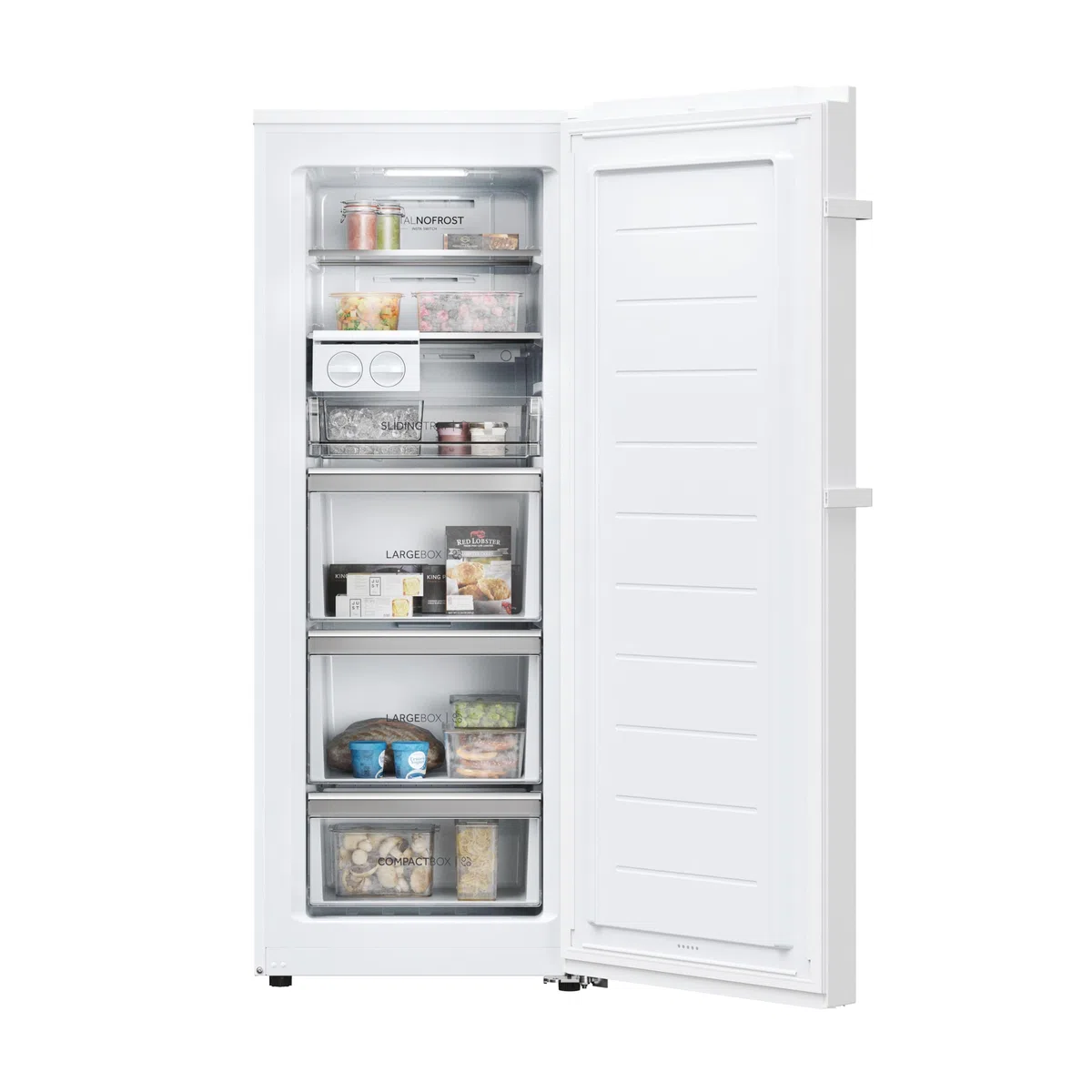 Haier H4F226WDH1 Congelatore/Instaswitch: refrigerazione o congelamento a seconda delle necessità/No Frost/Twist Ice Maker/Smart Hon-App/Inverter Compressore/Volume utile 226 L/Bianco