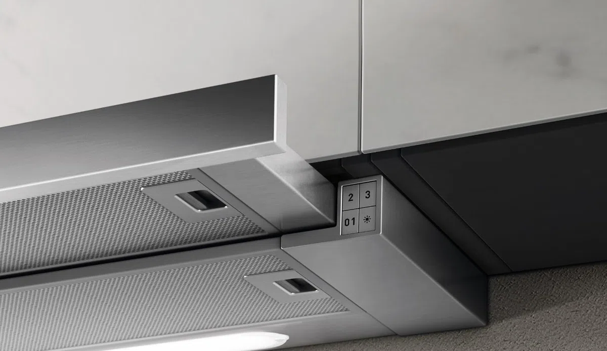 Elica ELITE14 LUX GRIX/A/60 Incassato Argento, Acciaio inossidabile 304 m³/h