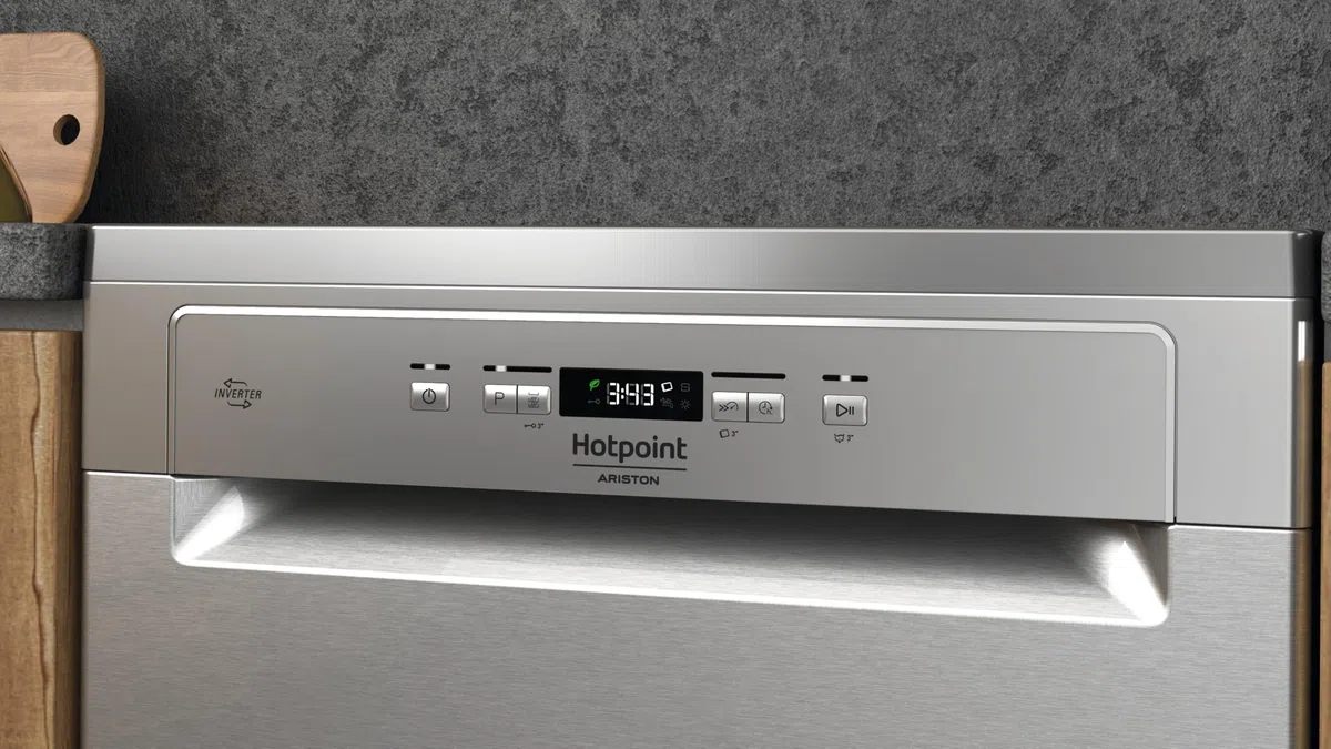 Hotpoint Ariston HA4FFC14BX Lavastoviglie Libera Installazione 14 Coperti Classe C ActiveDry Terzo Cesto Fisso 85 x 60 x 59 cm