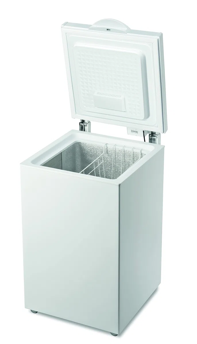 Indesit OS 2A 140 H - Congelatore A Pozzetto 131 Litri Classe Energetica E. Congelatore A Pozzetto Piccolo, Dimensioni: 86,5x57,3x64,2cm Ideale Per Famiglie Piccole.