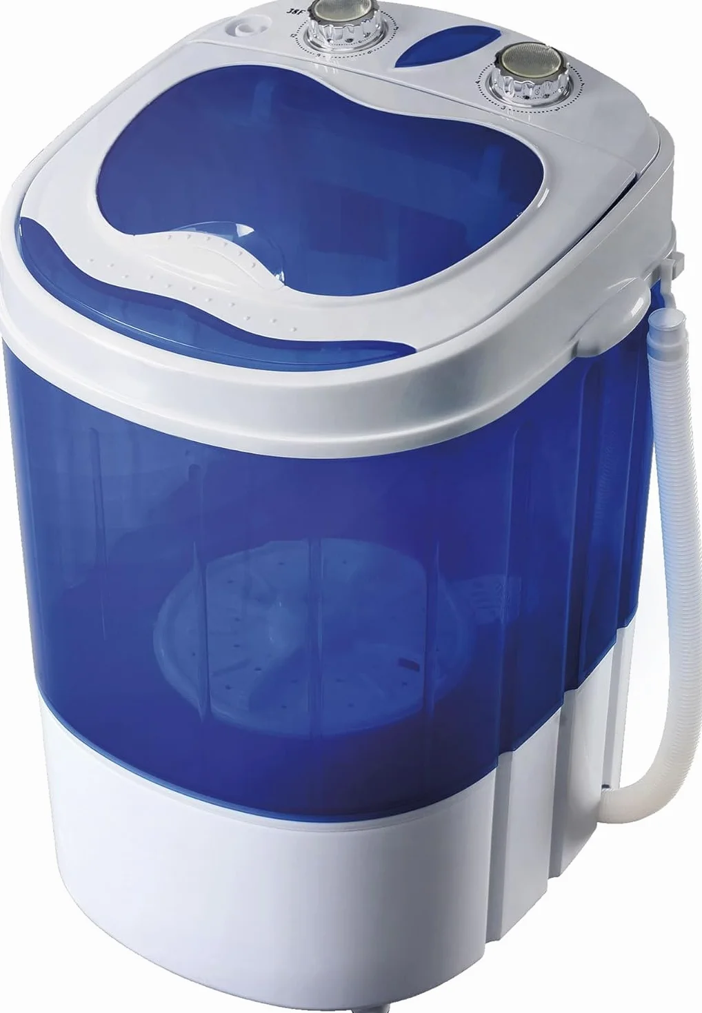 Briebe Camp Mini Lavatrice Portatile Con Centrifuga, Campeggio, Capacità Abbigliamento 3Kg, Ideale Viaggi e Camper, Carico Superiore, Basso Consumo Acqua ed Energia, WM1111