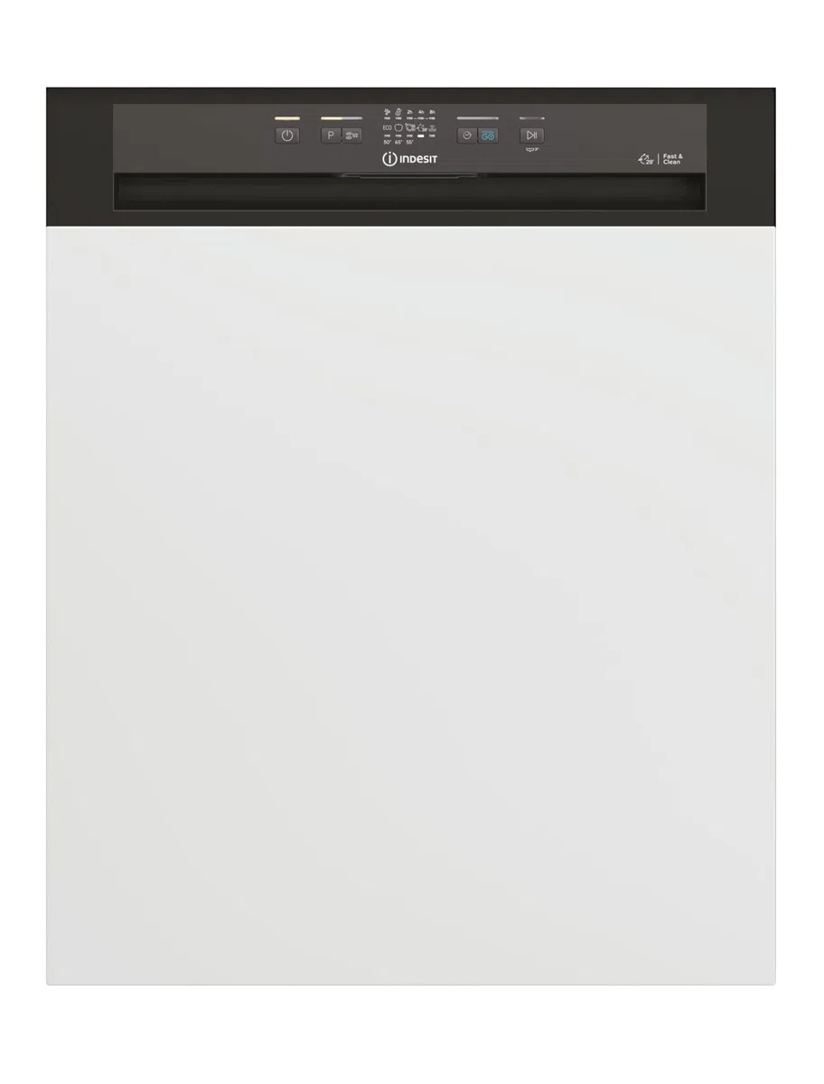 INDESIT I3B L634 B LAVASTOVIGLIE 2024 SEMI INCASSO NO PANNELLO SCOMPARSA PARZIALE 14 COPERTI CLASSE D NERO