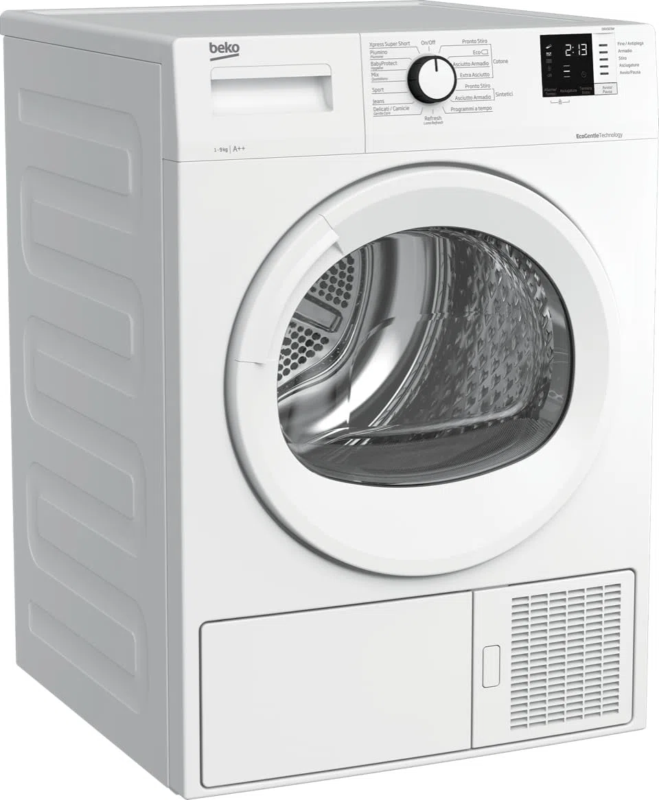 Beko DRX923W - Asciugatrice con Pompa di calore da 9 Kg Classe A++