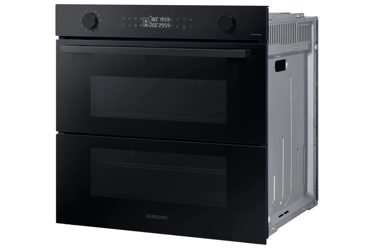 Forno Samsung ad incasso NV7B4540VBK 60 cm 76 l dual cook flex serie 4 doppia porta vapore grill wifi display led nero classe a+