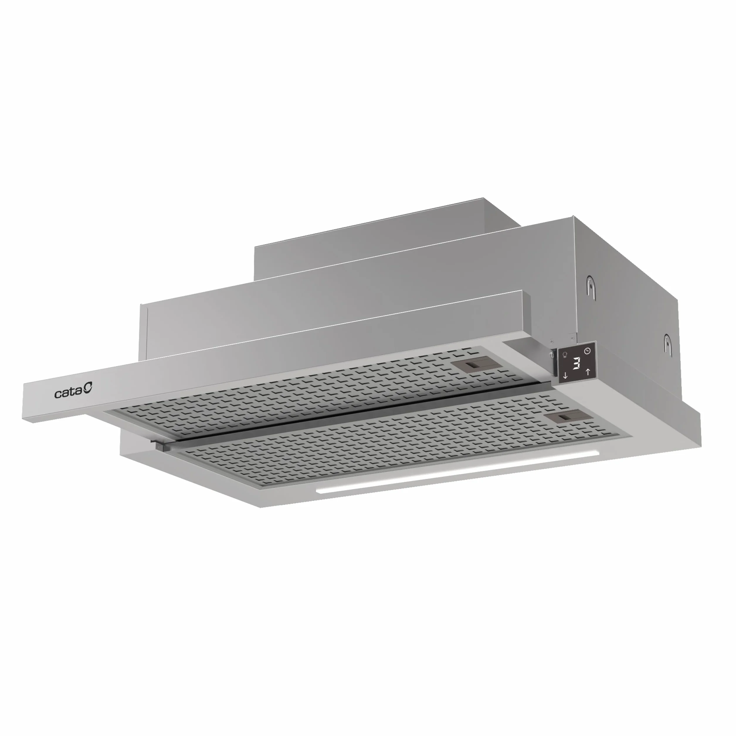 Cata Cappa aspirante telescopica TFH 6830 X 5+1 TURBO Motore Burshless Extra Silenzioso Striscia LED Facile Installazione e Pulizia Finitura Inox