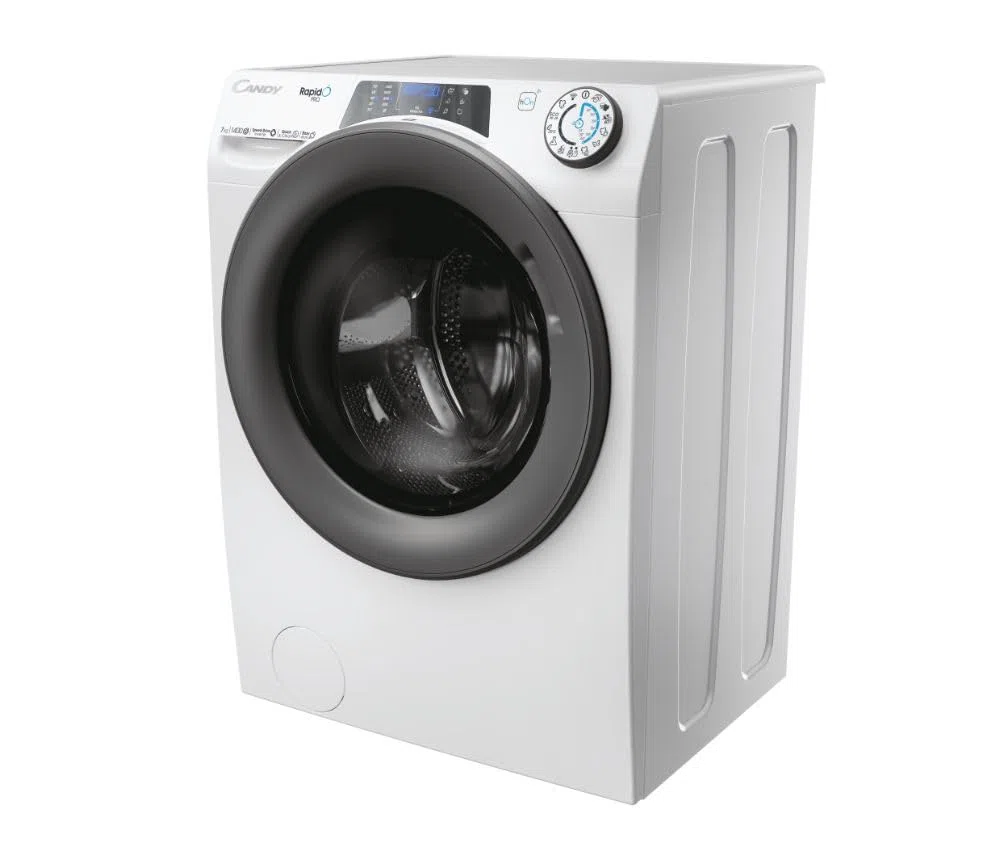 Lavatrice Slim (45 cm) 7 Kg Classe A 1400 giri Inverter Vapore - RP4 476BWMR/1-S RapidÓ PRO