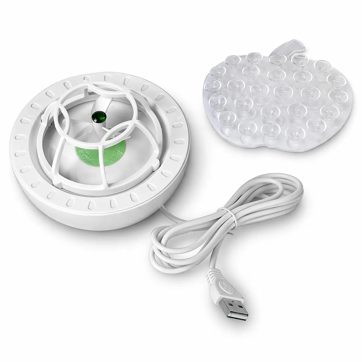 Mini Lavastoviglie Ultrasuoni USB Domestica Multifunzionale con Supporto Plug In Timer Spegnimento Automatico 15 Minuti Portatile Ricaricabile Verde