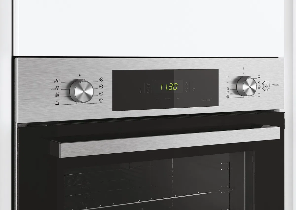 Candy Smart Steam FSCTX886 WIFI Forno Elettrico Multifunzione da Incasso, 70 L, Autopulente, Connesso, Wi-Fi + BLE, Classe A, 59,5x56,8x59,5 cm, Inox