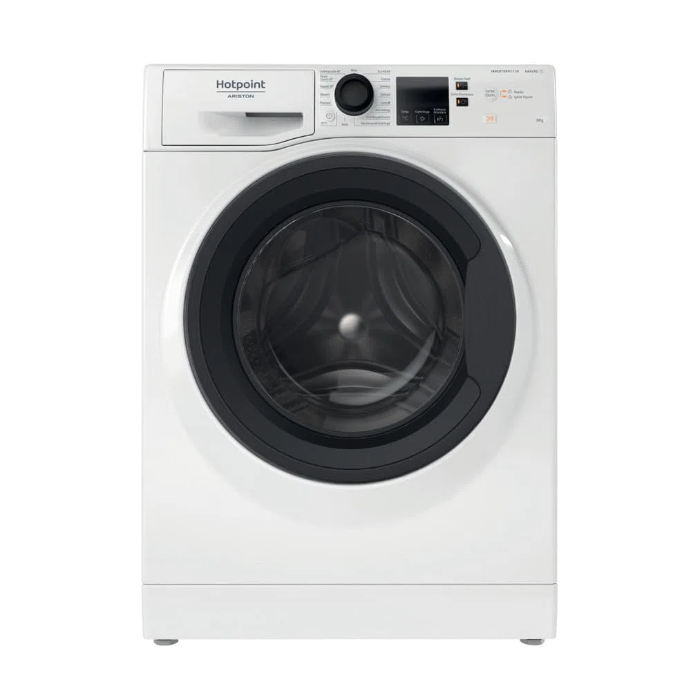 Hotpoint NF86WK IT Lavatrice a Libera Installazione a Carica Frontale. Classe Energetica A. Centrifuga 1400 giri al minuto. 8.0 kg, Larghezza: 59.5, Profondità: 60.5, Altezza: 85 cm.