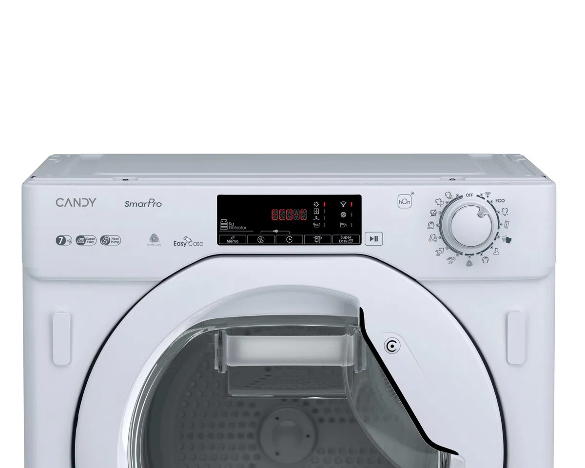 BCTD H7A2TE-S - Asciugatrice 7 Kg, Installazione da incasso, con Pompa di calore, Classe energetica E