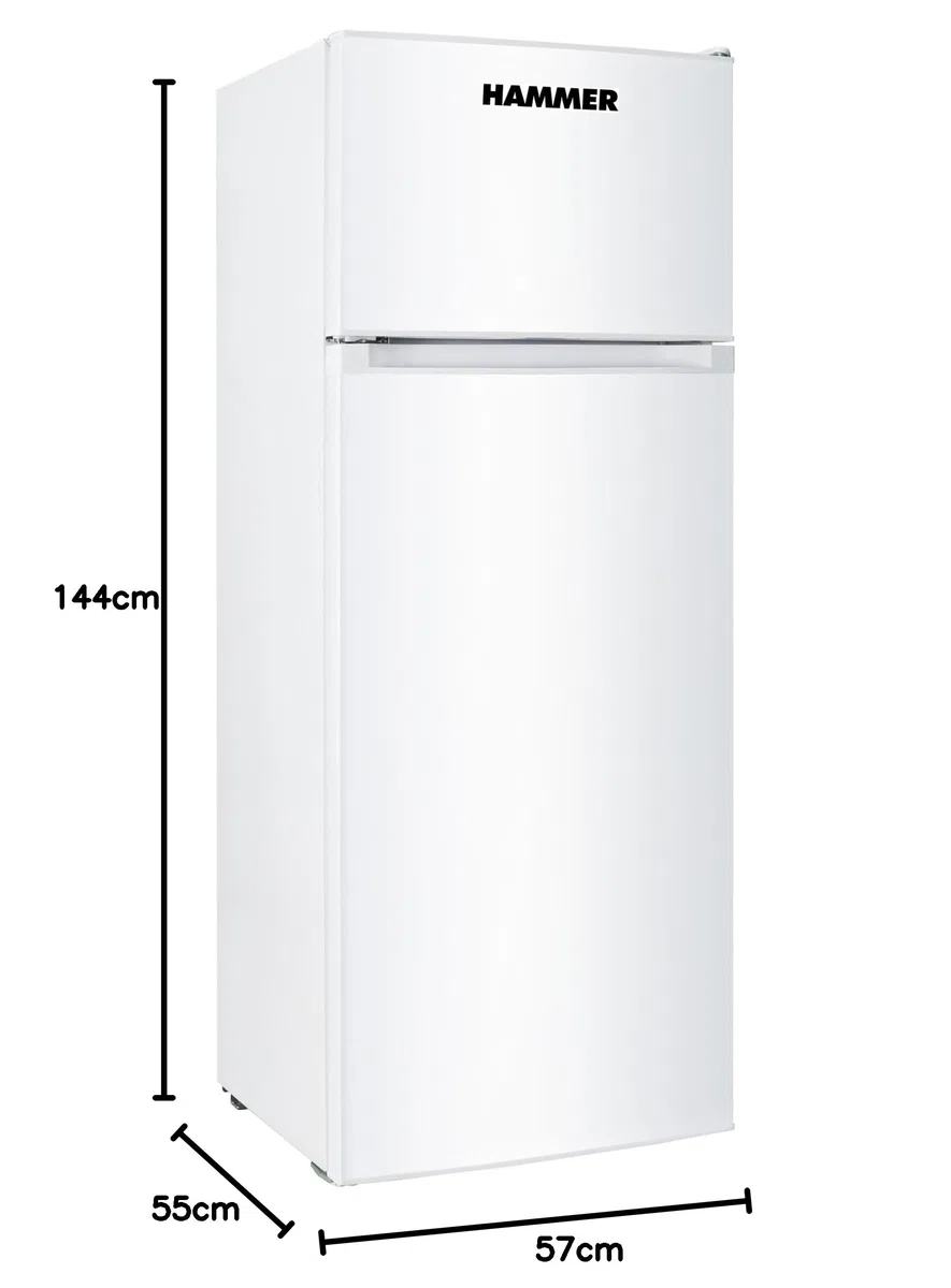 hammer Frigorifero HAMBCD-212W, 2 Porte, 206 Litri, Classe E, Bianco