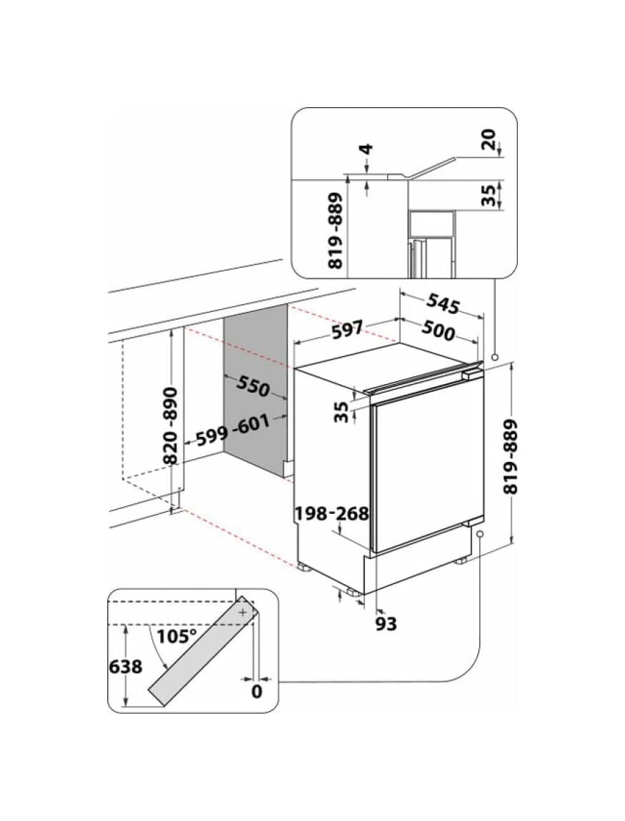 HABUFZ011 - Congelatore Verticale, con Cassetti, 91 Litri, Congelamento 10 kg/24h, Classe energetica E