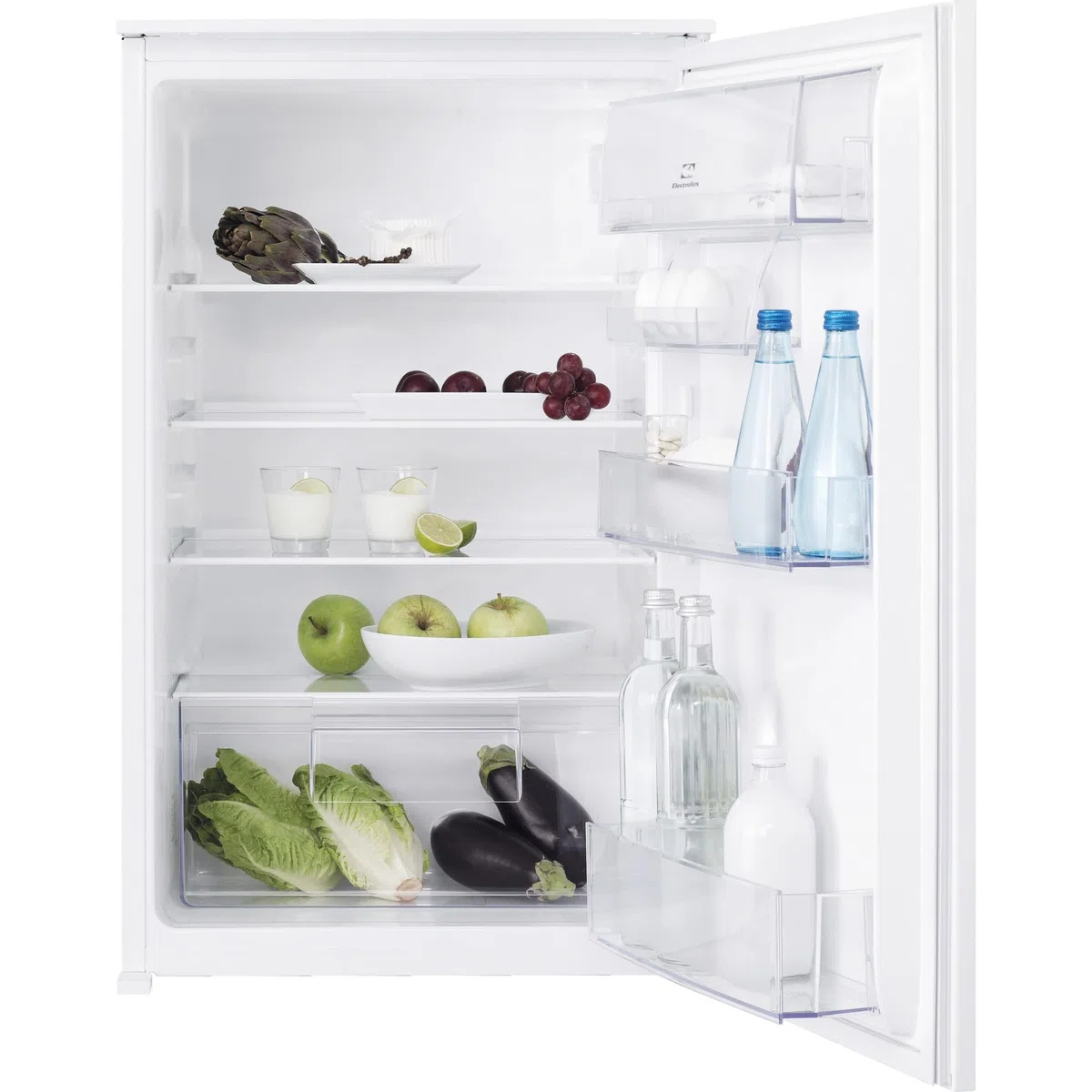 Electrolux LRB2AE88S Frigorifero Da Incasso Monoporta, Serie 500, Classe E, Capacità 142 Litri, Illuminazione a LED, Porta reversibile, Silenziosità 36 (dB), 873x548x549 mm