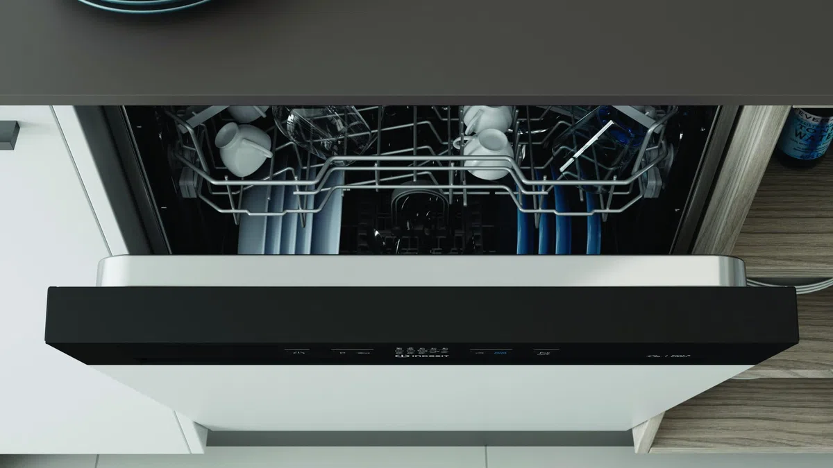 INDESIT I3B L634 B LAVASTOVIGLIE 2024 SEMI INCASSO NO PANNELLO SCOMPARSA PARZIALE 14 COPERTI CLASSE D NERO