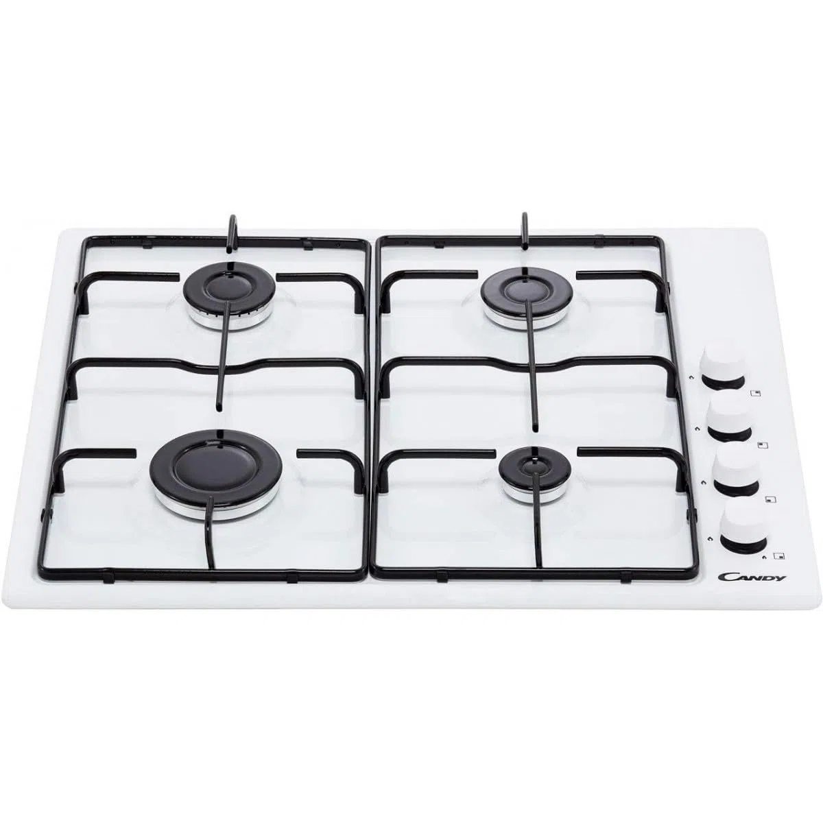 Candy CHW6LWW - Piano cottura da incasso, 60 cm, a gas, colore: Bianco