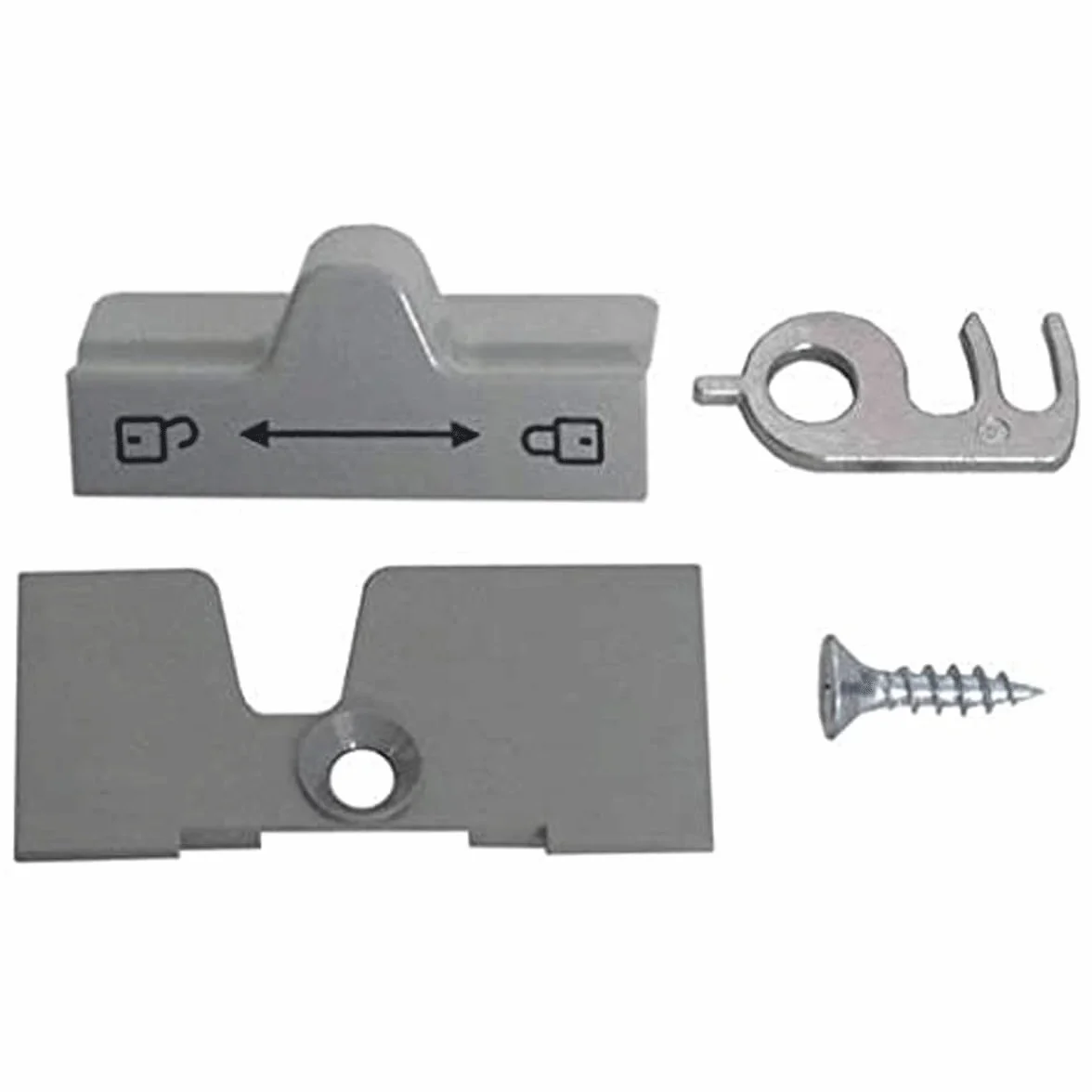 DOMETIC - FERMETURE DE PORTE COMPLET GRIS