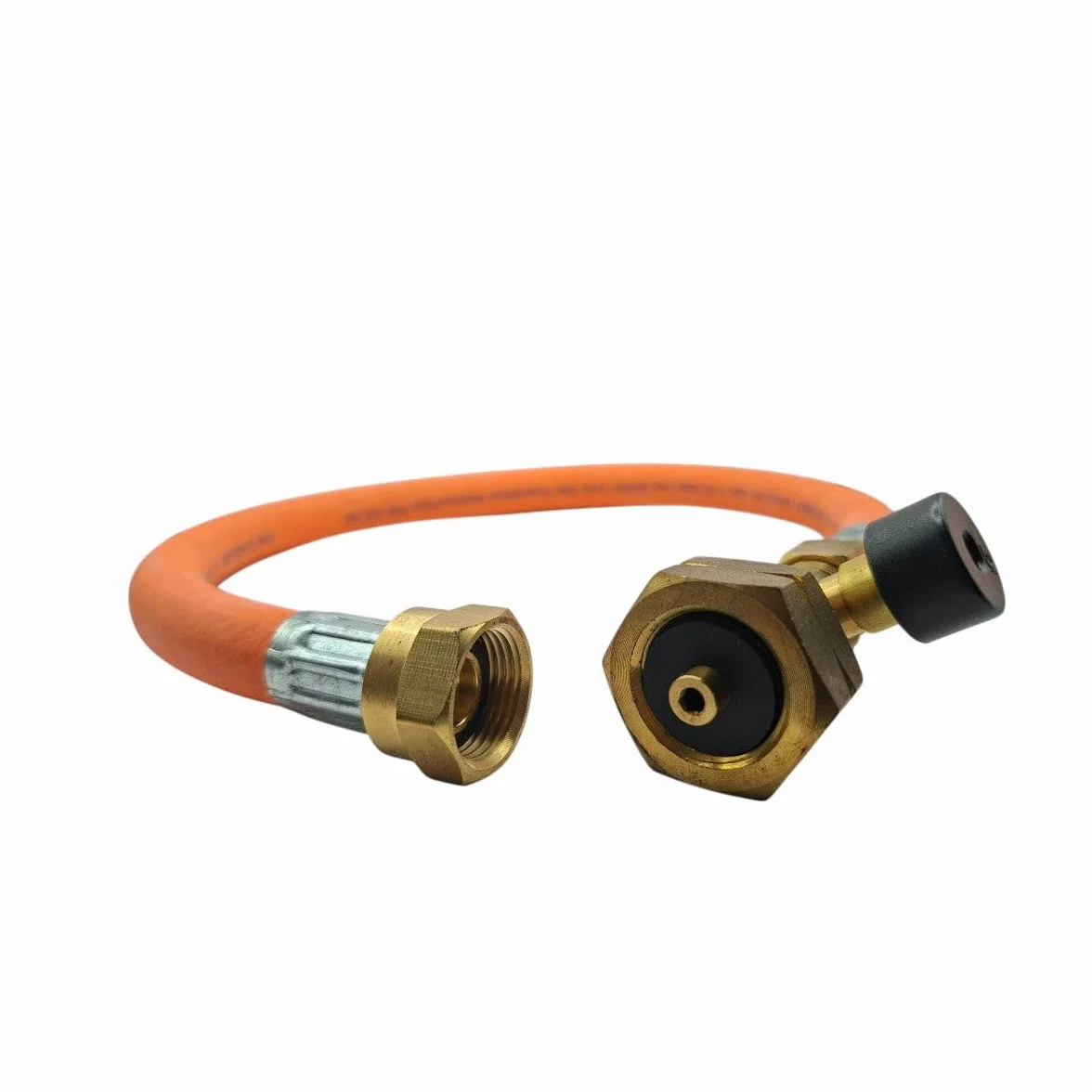 Tubo di collegamento EFV propano GPL Cavetto 450mm – Tubo gas ad alta pressione G5 a W21.8 per roulotte, camper e roulotte Airstream