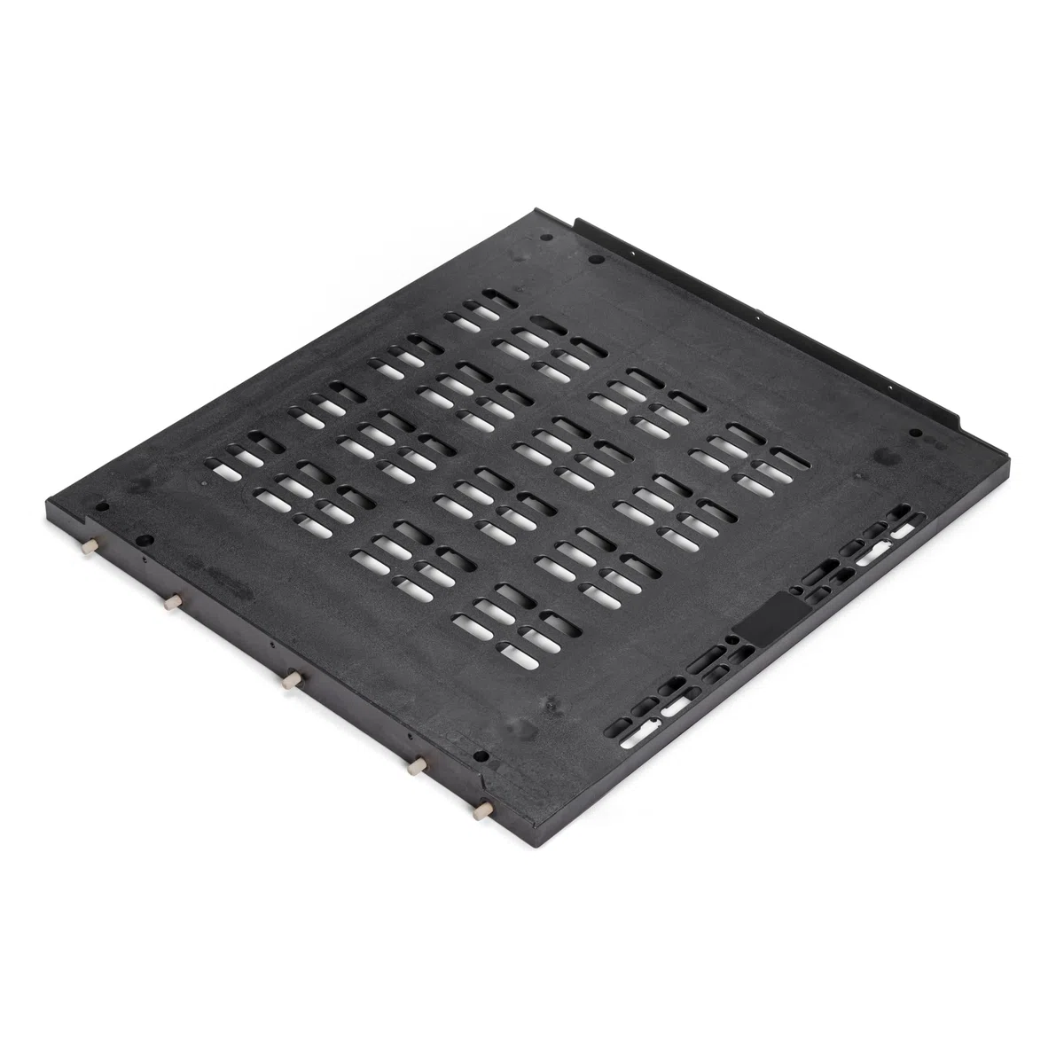 Emuca - Base per Frigorifero Integrato En Modulo di Cucina di 60cm ed Espessore di pannelli 18mm, Tecnoplastica, Nero