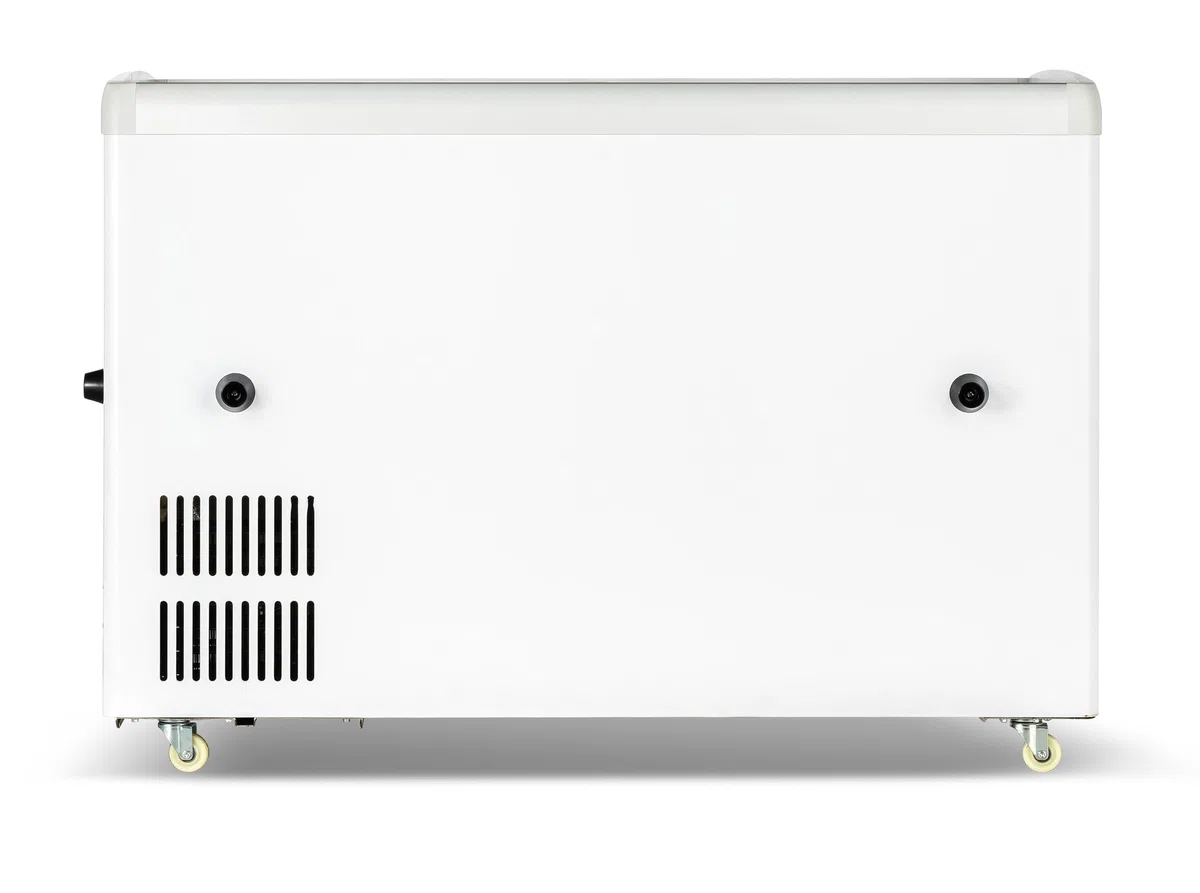 METRO Professional Vetrina Congelatore a Pozzetto GICC1363, 315L, 5 Cestelli, 4 Ruote, Funzione di Congelamento Rapido, Serratura