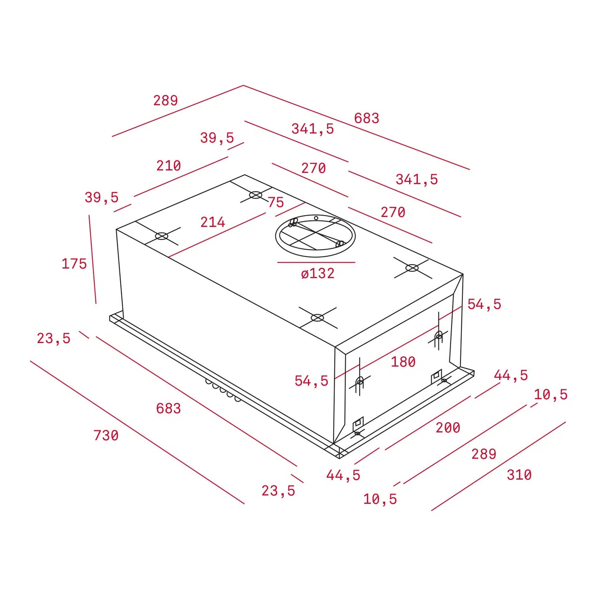 GRUPO FILTRANTE TEKA GFH73 73CM INOX
