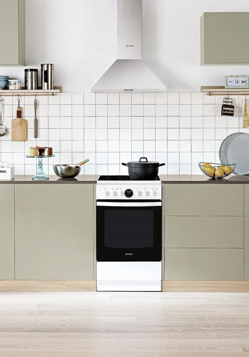 Indesit IHPC 6.5 LM X cappa aspirante 603 m³/h Cappa aspirante a parete Acciaio inossidabile B