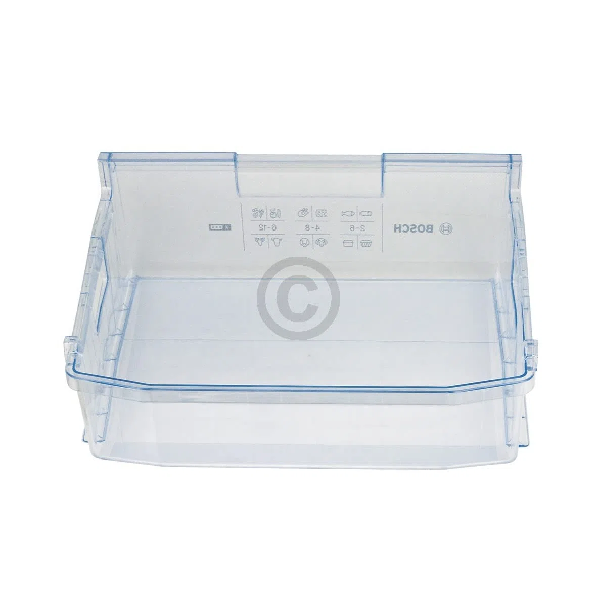 Cassetto compatibile con BOSCH 00660069, contenitore per congelatore, 450 x 155 x 395 mm, per congelatore