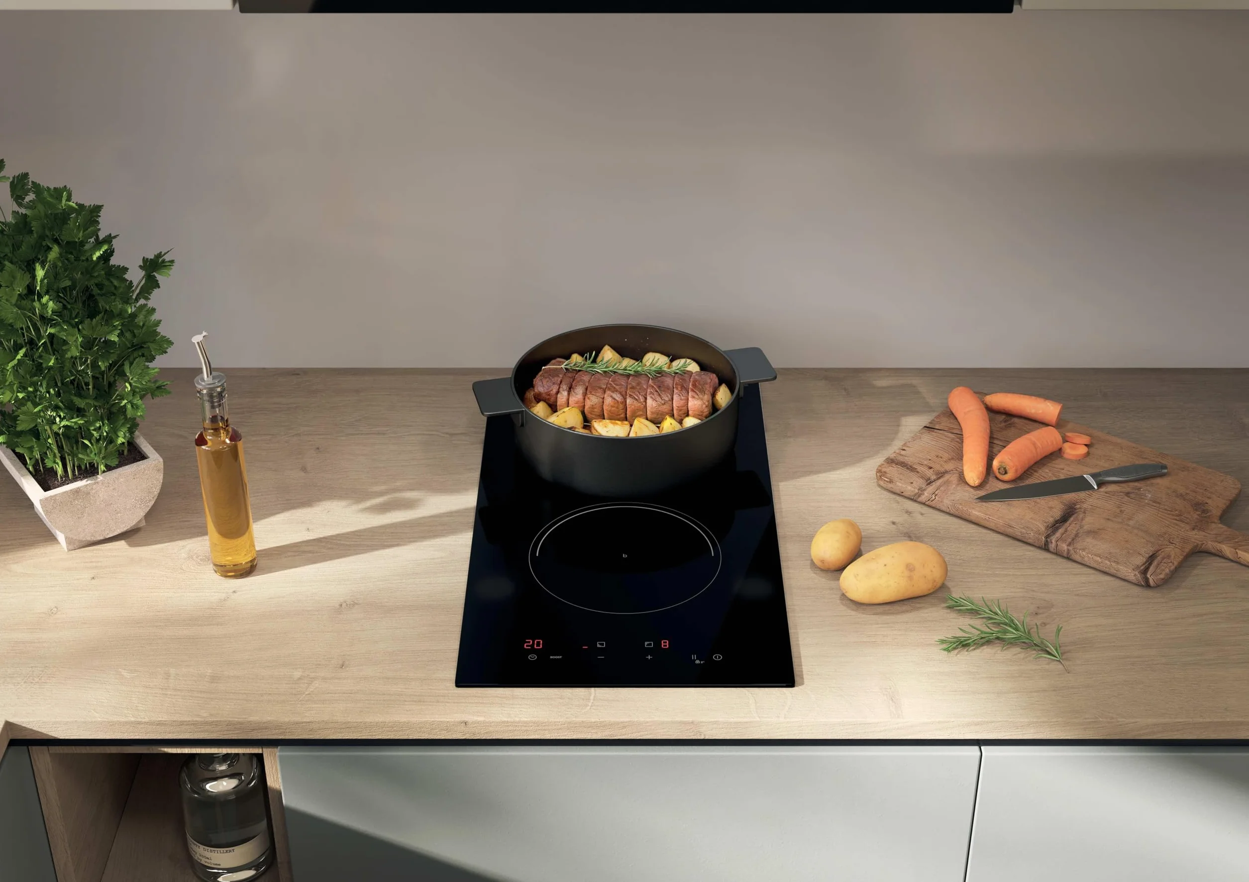 Candy CI32CBB Piastra a induzione 30 cm 3,5 KW 2 zone nero