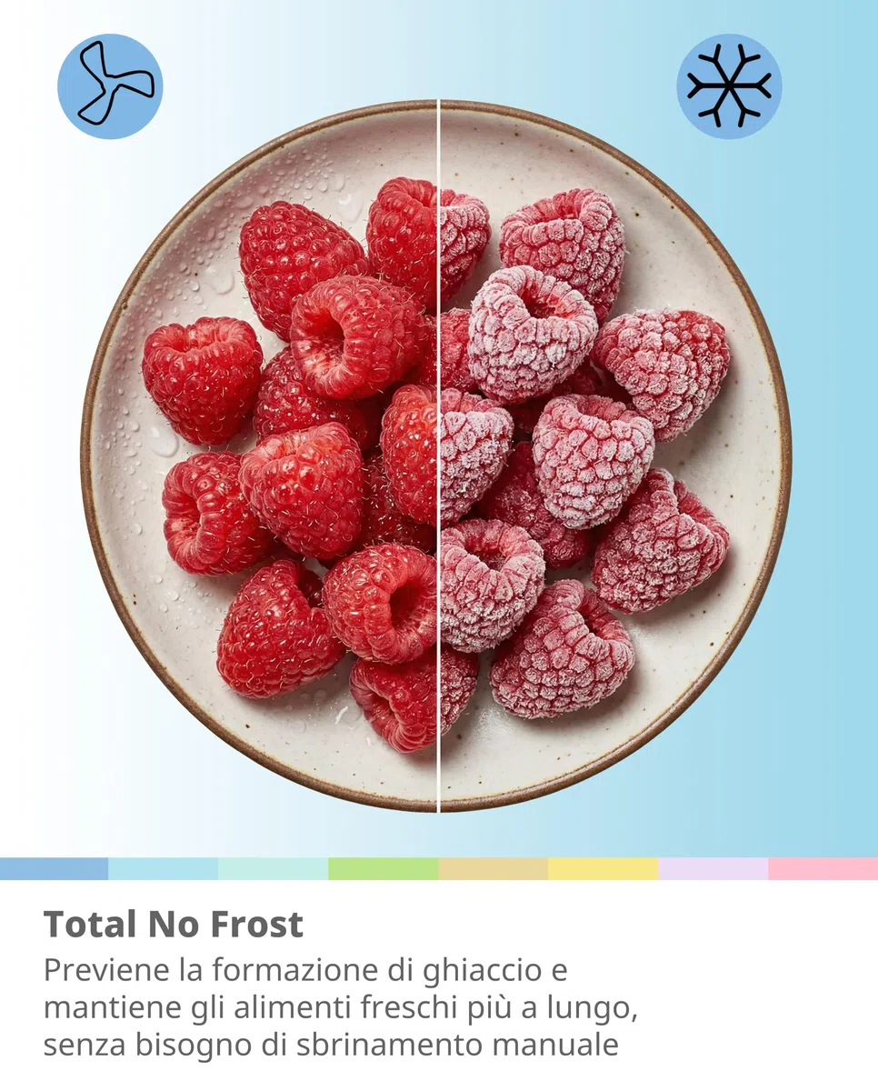 COMFEE' RCS609IX2 Frigorifero-Congelatore Americano/No Frost/Compressore Inverter/Altezza 177,5 cm/271 L di Refrigerazione/189 L di Congelamento/Doppio controllo/SuperCool, Inox