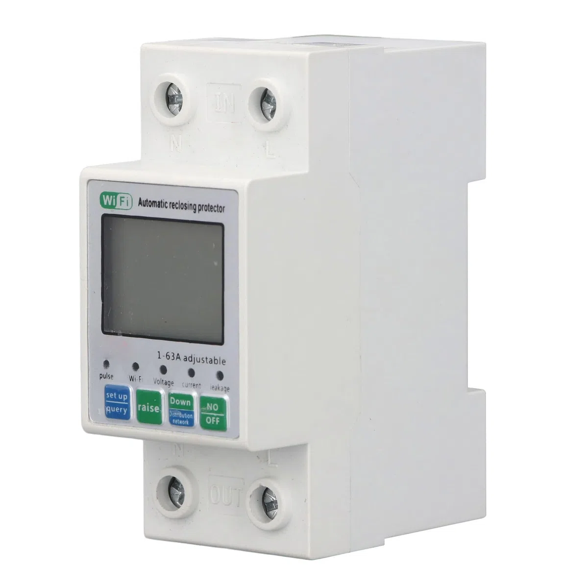 Monitor di Energia Intelligente WiFi Misuratore di Potenza con Controllo Remoto e Display Digitale