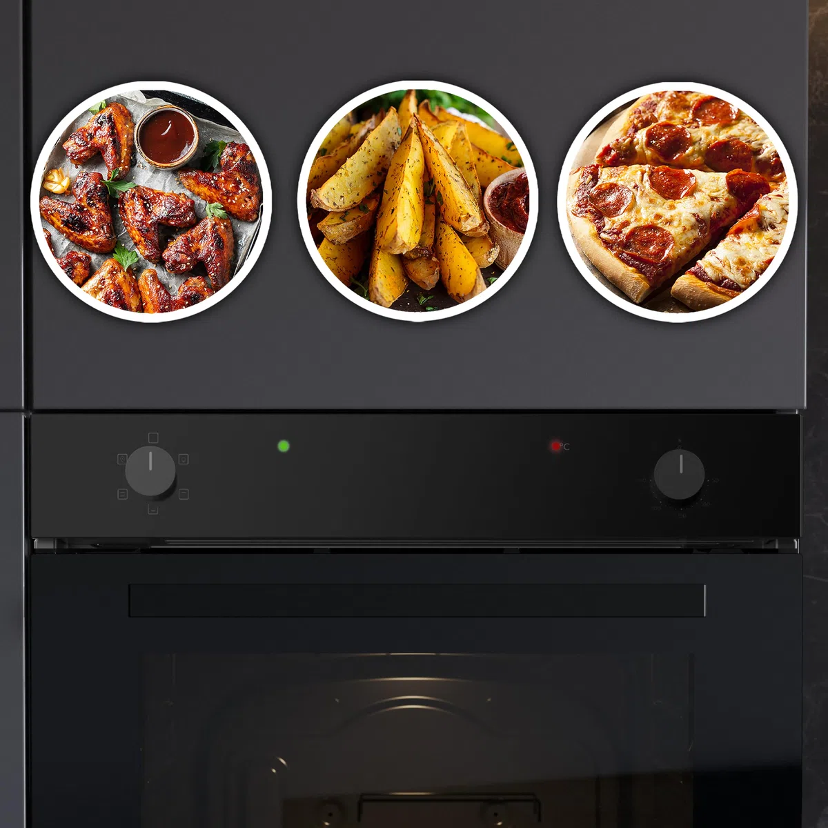 Cecotec Forno da Incasso Convenzionale 77L Bolero Hexa C126000 Dark Inox A. 2800W, 4 Funzioni, Modalità Convezione, Steam Base X2, Basso Consumo, Facile Pulizia, 5 Posizioni