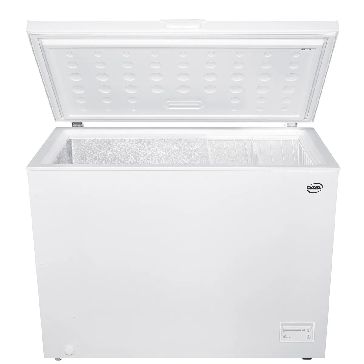 Daya congelatore orizzontale DCP290SH4WE0, 287 litri, classe E, super freezing, winter security, silenzioso 40 dB(A), autonomia senza corrente 28 ore