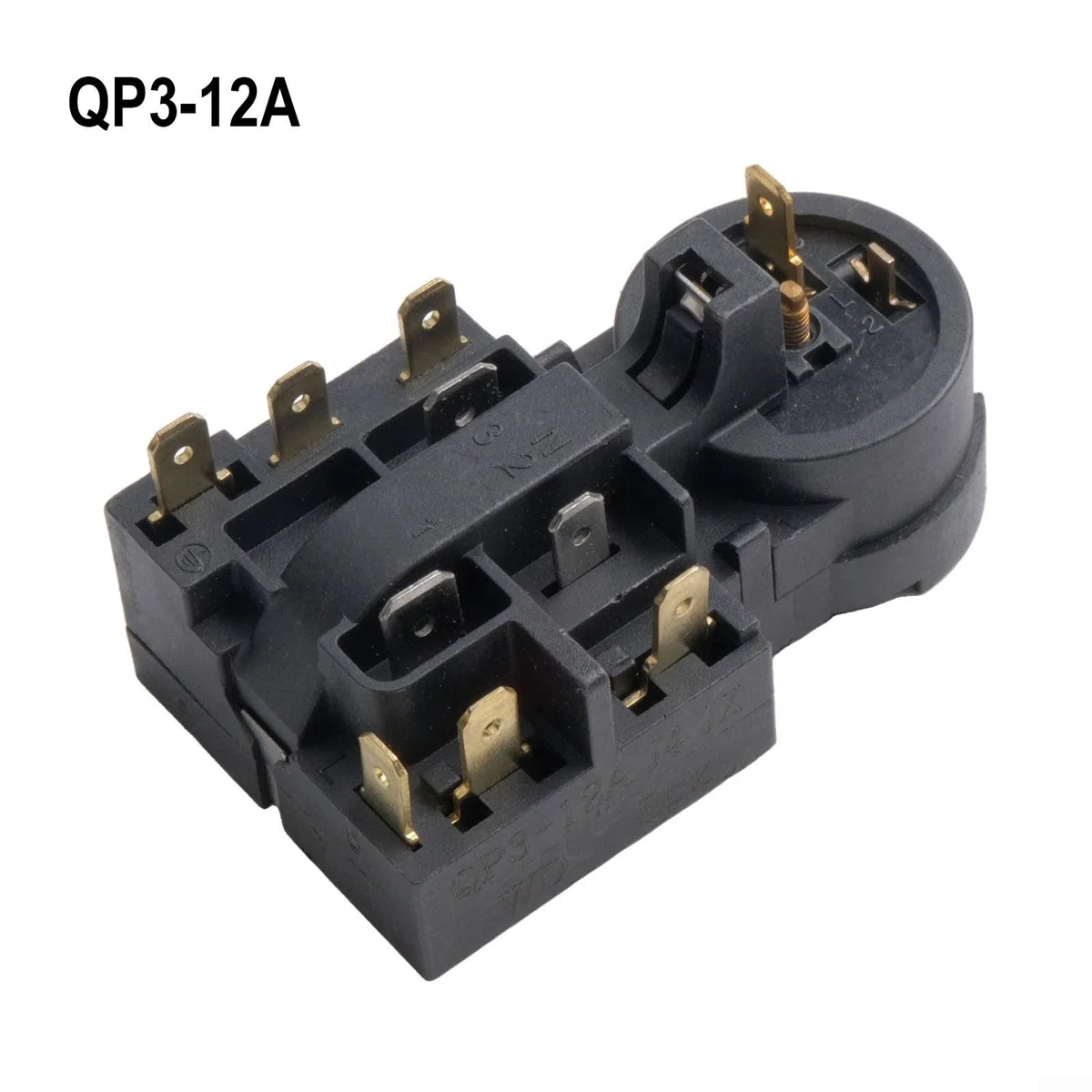 QP3-12A Relè Avvio Frigorifero, Compressore Overload Protector, Plastica e Metallo Starter Componente (1PCS)