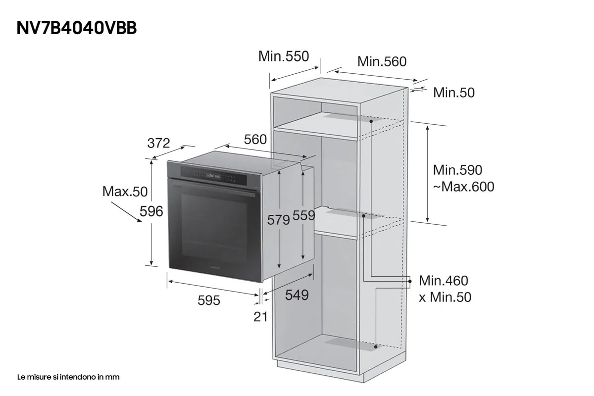FORNO MULTI VAP 76L A+ WIFI NERO