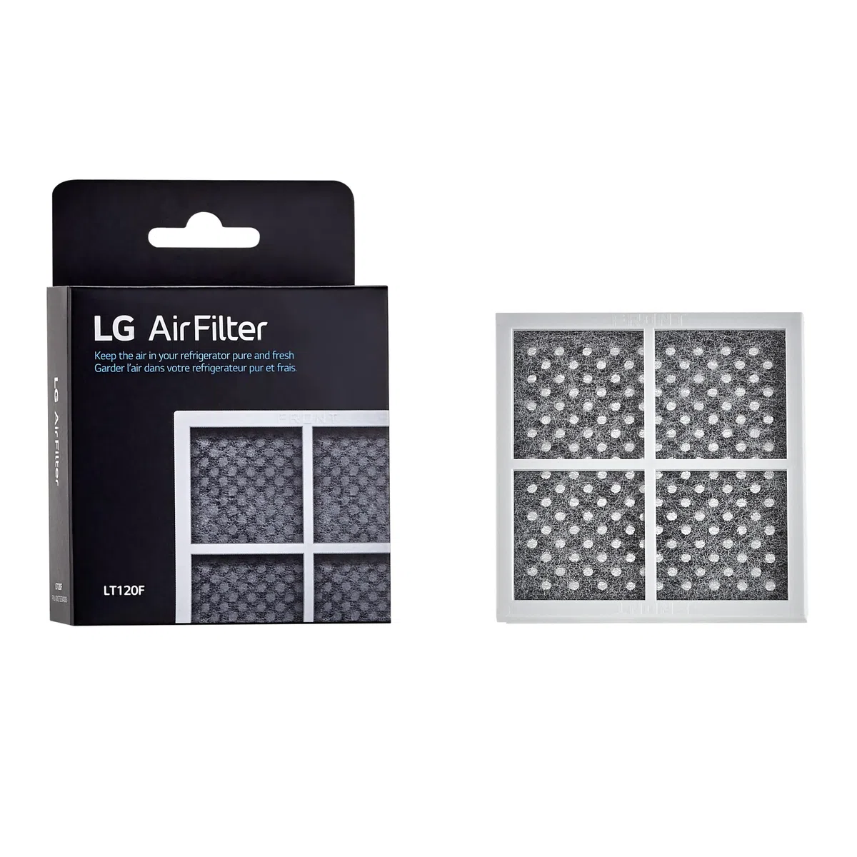 LG (LT120F) filtro dell'aria di ricambio per frigorifero, 6 mesi, confezione da 1, bianco