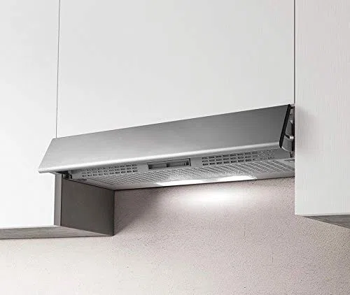 Cappa da Cucina Filtrante, Installazione Sottopensile, da 90 cm ESTRAIBILE GR-FR.IX/F/90