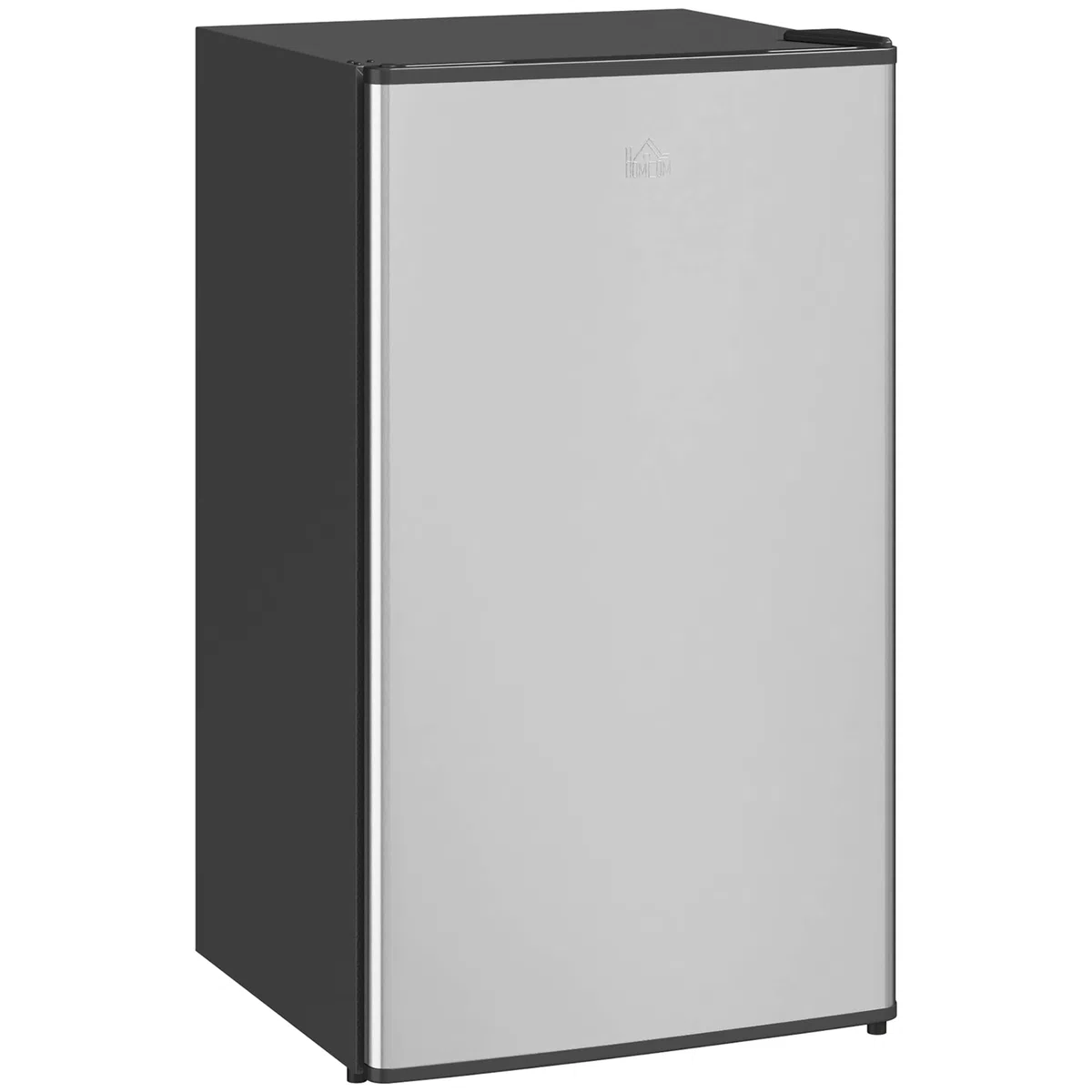 HOMCOM Frigorifero Piccolo 91L MonoPorta Reversibile con Congelatore, Mini Frigo da Camera Tavolo Silenzioso Classe E Compatto con Temperatura Regolabile 0-10 ℃, Libera Installazione, Nero